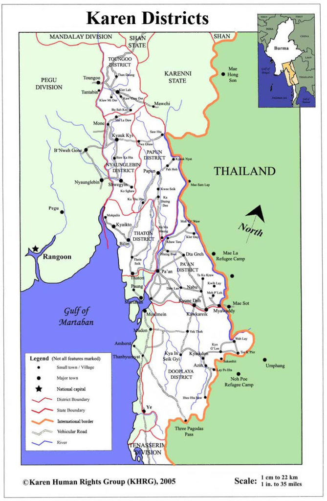 Map of Karen State