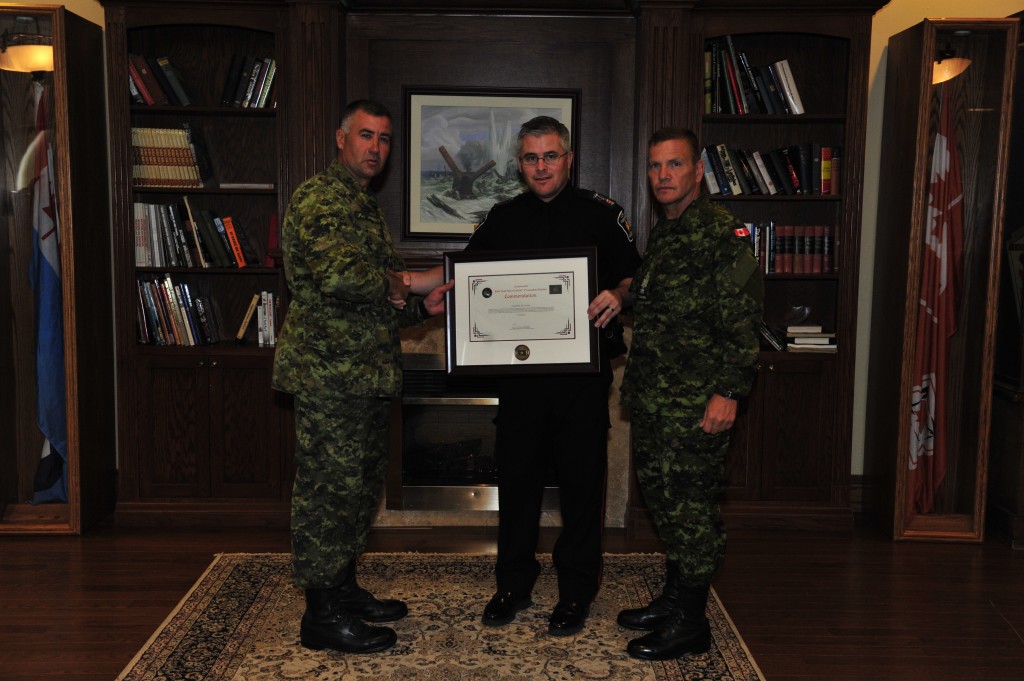 In July 2014, the York Regional Police Crisis Intervention Program was recognized by the Canadian Military with a Generals Accommodation for their efforts focusing on mental wellness and assisting military members. Constable Carson accepted the award.