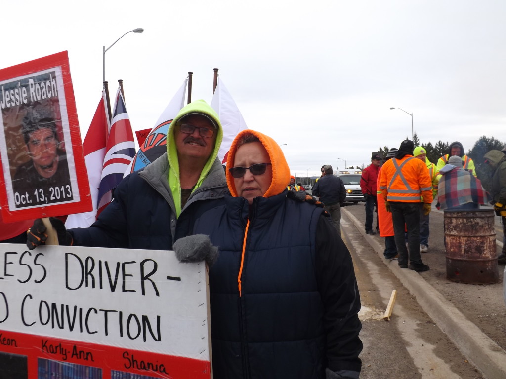 (Pictured: Cecil and Daisy Nedeau) “My cousin was killed on this highway- Brenda Wardell, in 1986. It was a hit and run. They never found the person who hit her.” ~ Daisy Nedeau