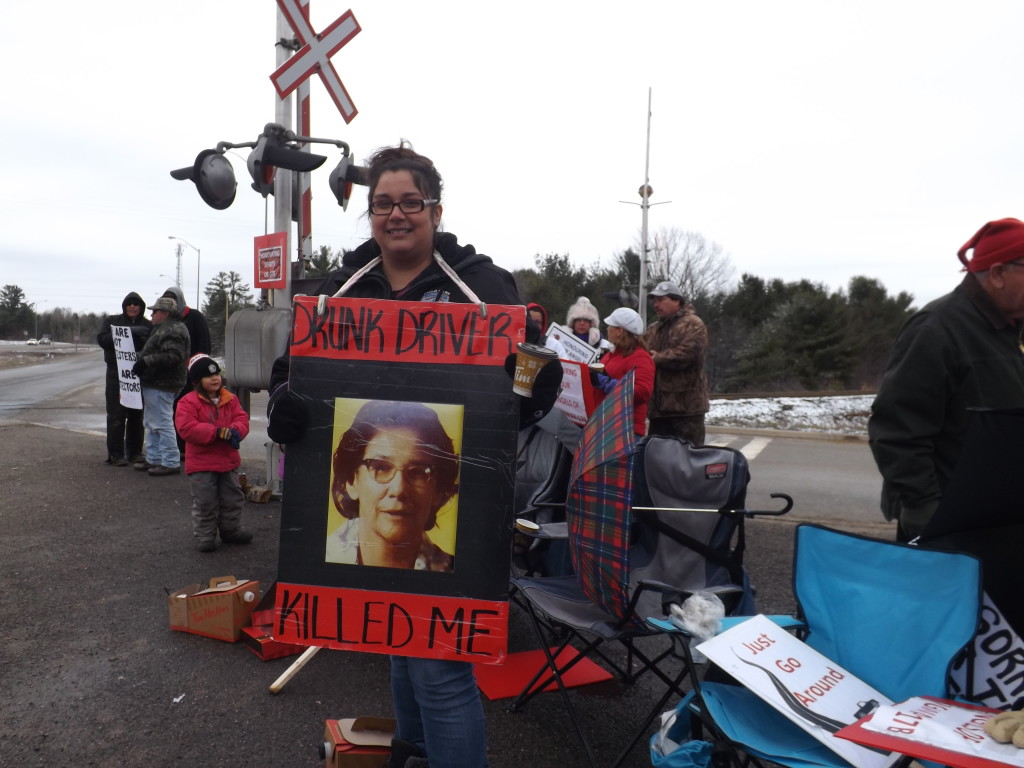 (Pictured, Stevie Nolan) “This is my Grandma Rose Nolan, my Dad’s mom. She was killed by a drunk driver. She was hitchhiking trying to go to town. He was charged with $750 dollars and 3 months of a suspended license. Was her life only worth $750 dollars? With her passing we lost language, culture, so many teachings. And I never go to meet her. But I feel like she’s always around. She’s our guardian angel.” Of her childhood Stevie recalled her parent’s great fear of the highway. “My parents lived right on the highway. I remember I wasn’t allowed to cross the highway on my own until I was 13 years old- and my friend lived right across the highway. I didn’t understand why they worried so much but now I do. I’m terrified for my own kids now.” To motorists on Highway 17B Stevie remarked, “Come visit us, use our resources, our businesses, we’re friendly and we love to help you. But slow down or use the new highway if you’re on your way to Echo Bay- or the Sault.”